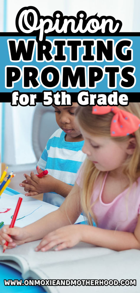 park your child's creativity and enhance their writing skills with our collection of engaging 5th grade writing prompts. Designed to stimulate imagination and encourage thoughtful expression, these prompts are perfect for both classroom and homeschool settings. Whether used for group exercises or individual writing sessions, they're sure to inspire budding writers and ignite a passion for storytelling. 5th Grade Writing Prompts, Homeschool Writing Prompts, Opinion Writing Prompts, 5th Grade Writing, Homeschool Writing, Learning A Second Language, Homeschool Learning, Writing Exercises, Foundational Skills