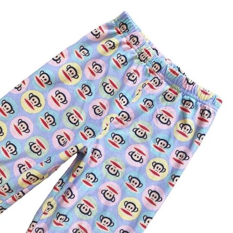 ♡ Y2K 2000S PASTEL PAUL FRANK PJ PANT CAPRIS SZ... - Depop Paul Frank Clothes, Paul Frank Monkey, Summer Pjs, Pj Pant, Paul Frank, Pj Pants, Dream Clothes, Y2k 2000s, Pastel Colors