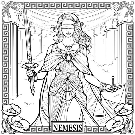 Mythology Coloring Pages, Legend Images, Color Sheets, Color Drawing Art, Adult Coloring Designs, Drawing Templates, Cool Coloring Pages, Coloring Book Art, Shadow Work