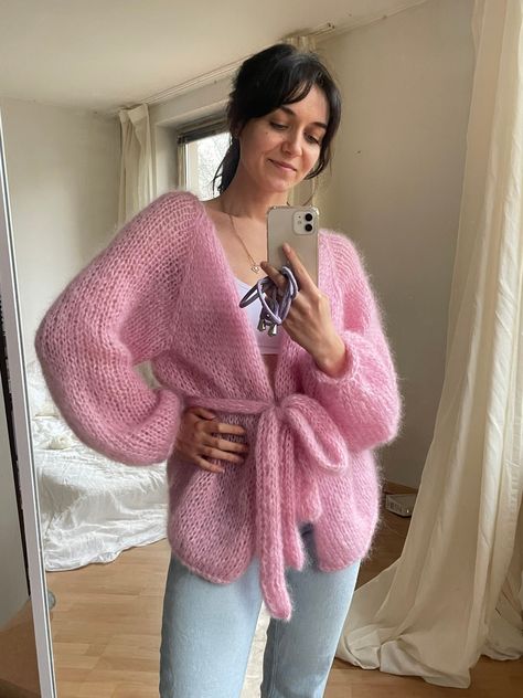 Excited to share this item from my #etsy shop: Knitted mohair cardigan | warm cozy oversized cardigan #mohaircardigan #knittedcardigan #warmcardigan #mohair #springoutfit Crochet Mohair, Mohair Sweaters, Warm Cardigan, Cardigan Crochet, Mohair Cardigan, Mohair Sweater, Oversized Cardigan, Her Brother, Crochet Cardigan