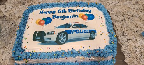 Rođendanske Torte, Police Car Cakes, Car Cakes, Paw Patrol Birthday Theme, Court Reporter, Court Reporting, Happy 6th Birthday, Car Cake, Paw Patrol Birthday