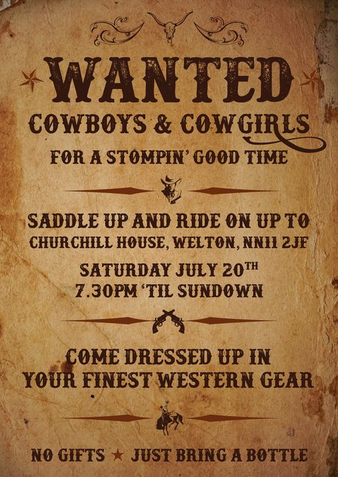 Boots And Buckles Theme Party, Saloon Signs Western, Western Dance Theme, Country Western Birthday Party Ideas, Country Western Party Decorations, Wild Wild West Theme Party, Country Theme Party, Western Theme Party Decorating Ideas, Wild West Party Theme