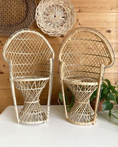 AVAILABLE Pair of vintage wicker peacock chair plant stands in good condition with minor unraveling and fraying, handmade in the Philippines, 10x16” 🏷️ $30 . . . . . #vintagewicker #wicker #wickerchairs #peacockchair #wickerpeacockchair #vintagepeacockchair #peacockchairplantstand #plantstand #wickerplantstand #bohodecor #wickerdecor #vintagedecor #hamontvintage #rescuednestavailable Wicker Peacock Chair, Peacock Chair, Wicker Decor, Wicker Chairs, Plant Stands, Vintage Wicker, Plant Stand, The Philippines, Vintage Decor