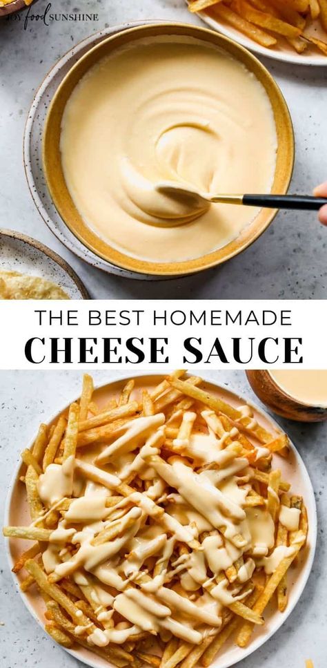 Cheese Sauce Recipe For Fries, Cheese Sauce For Fries, Best Cheese Sauce, Sauce For Fries, How To Make Cheese Sauce, Homemade Cheese Sauce, Cheese Sauce Recipe, Homemade Cheese, Best Cheese