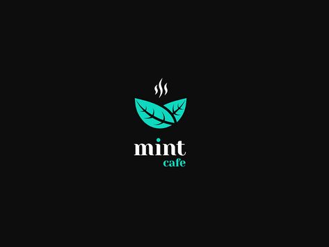 Mint Logo by Tomasz Ostrowski Turquoise Logo Design, Turquoise Logo, Mint Logo, Chocolate Logo, Branding Inspiration, Design Working, Logo Branding, Global Community, Creative Professional