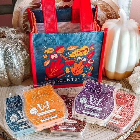 HARVEST 5-PACK 🍁🍃🍂🍁🍃🍂 THIS CUTE BAG INCLUDED WHILE SUPPLIES LAST. Apple Shortbread, Cinnamon Shortbread, Scentsy Fall, Scentsy Bar, Scent Warmers, Apple Spice, Scentsy Party, Scentsy Wax Bars, Scentsy Fragrance