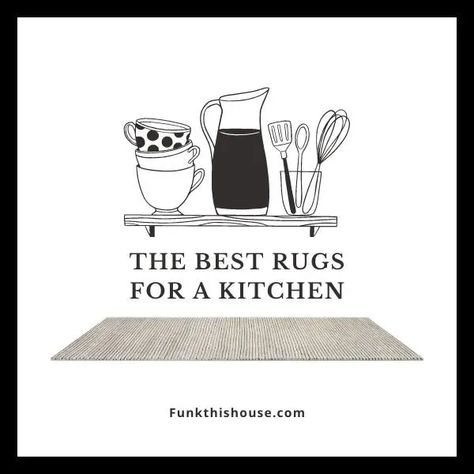 The Best Rugs for a Kitchen - here you'll get brief guidance on which rugs you should choose for a kitchen. Short, easy to understand, products included. #rugsforthekitchen #kitchenrugs Rugs In Kitchen, Rugs In Kitchen Ideas, Best Rugs, Kitchen Ideas Modern, Black Appliances, Descriptive Writing, In Kitchen, Floor Decor, Accent Rugs