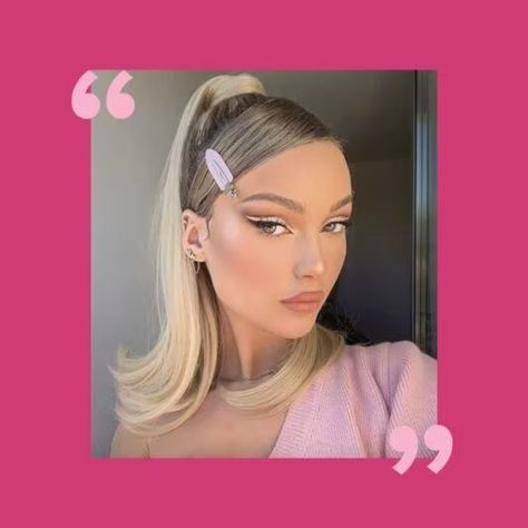 Barbie Hairstyle, Look Rose, Barbie Makeup, Barbie Hair, Pink Makeup, Baddie Hairstyles, Hair Inspo Color, Makati, Dream Hair