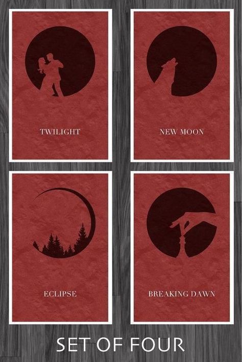 New Moon Eclipse, Twilight Tattoos, Book Rebinding, Twilight Painting, Twilight Poster, Imprimibles Harry Potter, Saga Art, Twilight Saga New Moon, Twilight Memes