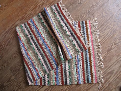 Rag Rug, Crochet Blanket, Rug, Crochet