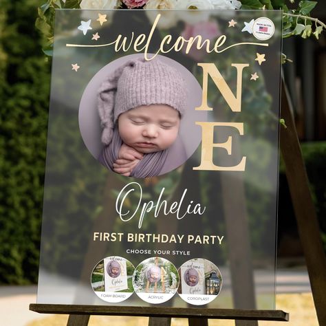 PRICES MAY VARY. CUSTOM BIRTHDAY WELCOME SIGN - Transform your party entrance with our custom birthday welcome sign. Tailor it with a name, photo, and birthdate for a unique and memorable addition to your birthday decor, creating a special welcome for all your guests. ELEGANT DESIGN - Crafted from coroplast material, acrylic, or foam board and measures 18x24". This welcome sign is perfect for your special day, whether it's for a 50th Birthday or a Sweet 16 bash, our sign suits all themes. The st Welcome Birthday Board, Welcome Board For Birthday Party, Welcome Sign For Party, Welcoming Signs, Birthday Welcome Board, Custom Welcome Sign, Signs Design, Party Entrance, Birthday Welcome Sign