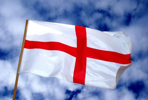 Some facts and trivia about St. George's Day, 23rd April, the day on which England celebrates it's patron saint. Happy St George's Day, Pictures Of Flags, St George Flag, English Flag, St Georges Day, Euro 2012, St Georges, England National, England Flag