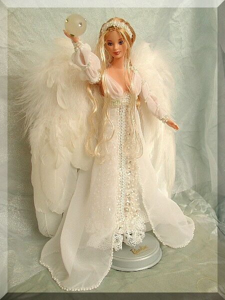 Angel Barbie Dolls, Angel Barbie, Christmas Angel Doll, Fantasy Angel, Angel Dolls, Doll Angel, Barbie Gowns, Bride Dolls, Im A Barbie Girl