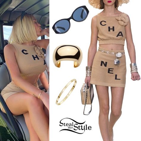 Kylie Jenner Chanel Outfit, Stassiebaby Outfits, Kylie Jenner Chanel, Look Kylie Jenner, Anastasia Karanikolaou, Hot Summer Outfits, Date Night Fashion, Baddie Filters, Chanel Outfit