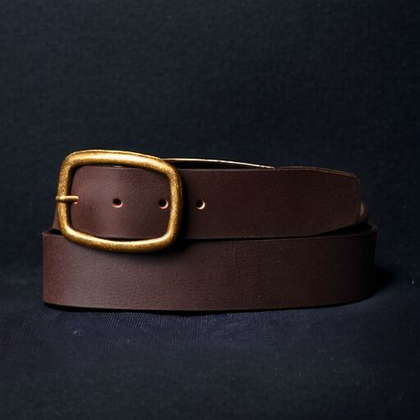 Handmade in our Toronto studio, Amara is a full grain leather belt that features a gold, rounded buckle. It can be worn as a waist belt around a dress or a regular belt around some high rise jeans. The meaning behind Amara, "Eternal," perfectly captures the essence of this versatile belt that you'll adore and cherish for a lifetime. One solid piece of full grain leather. No bonded belts, period. This results in a belt that minimizes stretch and will never break or crack at the holes. Crafted to Belt With Gold Buckle, Brown Leather Dress, Dress Belt, Dog Collars & Leashes, Brown Leather Belt, Guitar Strap, Tote Bag Leather, Leather Dress, Leather Belts