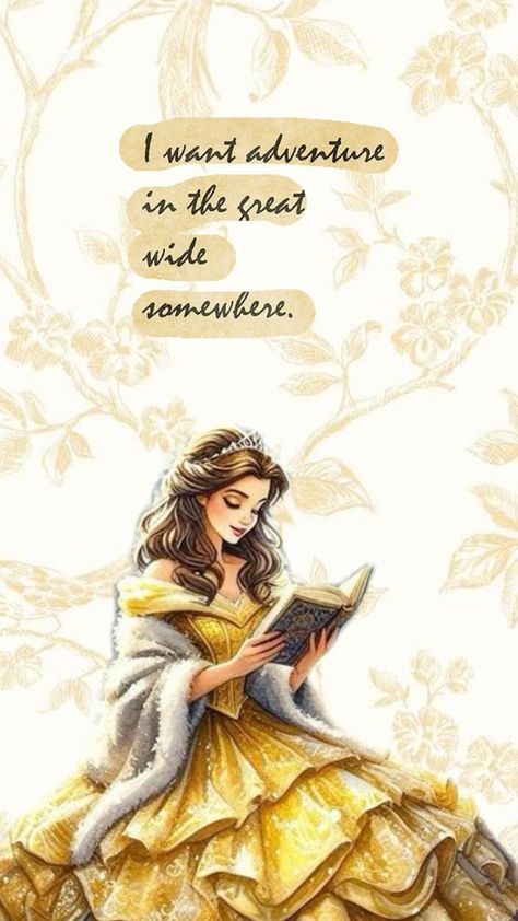 belle wallpaper #beautyandthebeast #disneywallpaper #belleaesthetic #yellow Wallpaper Backgrounds Book Quotes, Repunzle Wallpaper, Disney Belle Aesthetic, Princess Belle Wallpaper, Belle Aesthetic Wallpaper, Princess Disney Wallpaper, Beauty And The Beast Artwork, Belle Cartoon, Belle Fanart