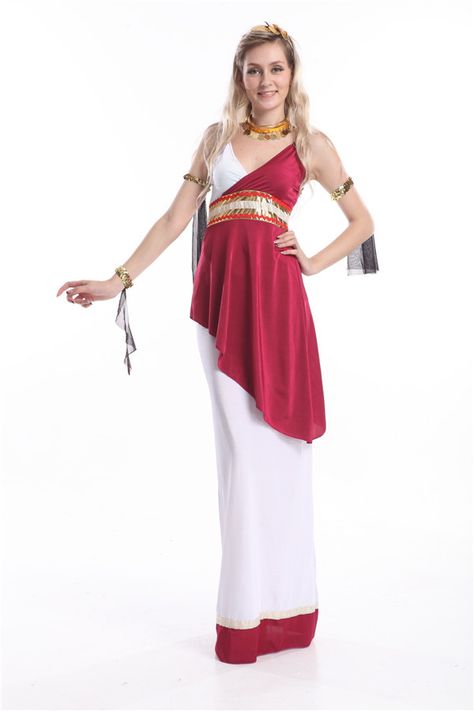 Popular Roman Dress Costume-Buy Cheap Roman Dress Costume lots ... Toga Fancy Dress, Empress Costume, Pin Up Costume, Roman Dress, Roman Costume, Fancy Dress Party, Grecian Goddess, Fancy Dress Outfits, Plus Size Corset