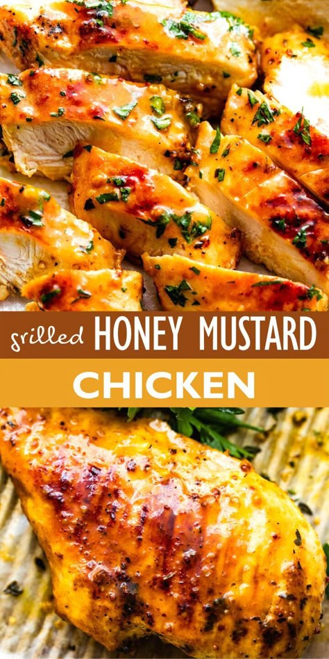 Chicken Breast Recipes Blackstone, Chicken Breast Blackstone Recipes, Blackstone Chicken Breast Recipes, Blackstone Ideas, Homemade Honey Mustard Sauce, Grilled Chicken Dinner, Honey Mustard Chicken Recipes, Grilled Chicken Breast Recipes, Mustard Chicken Recipes