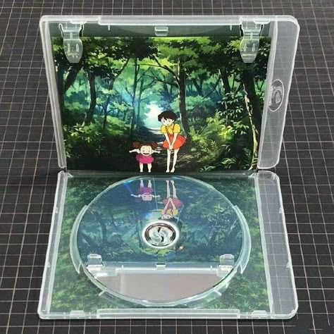 My Neighbour Totoro, Cd Packaging, Cd Cover Design, 귀여운 음식 그림, Cd Design, Dvd Case, Cd Cases, Album Cover Design, Cd Cover