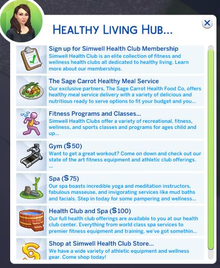 Healthy Living Mod - Adeepindigo & Pandasama | PandaSama Sims 4 Jobs, Los Sims 4 Mods, Play Sims 4, Workout Training Programs, Free Sims 4, Workout Plan For Beginners, Tumblr Sims 4, Sims 4 Expansions, Healthier Choices