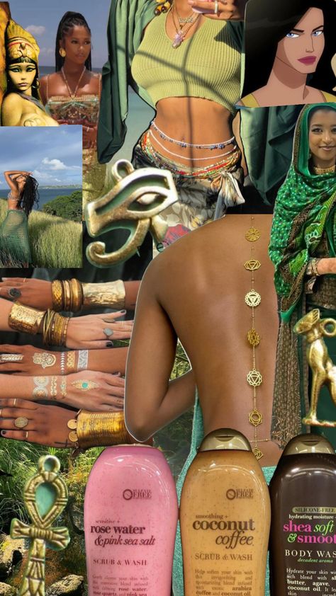 yunet 🦚 #green #greenaesthetic #earthy #earthygirl #egyptian #spiritual #mecore #desert #soul #nature #water #eyeofra #ankh #bastet #hieroglyphicsymbol #spring #may Egyptian Women, 2013 Swag Era, Eye Of Ra, Earthy Outfits, Goddess Energy, Nature Water, Future Life, Shakira, Green Aesthetic