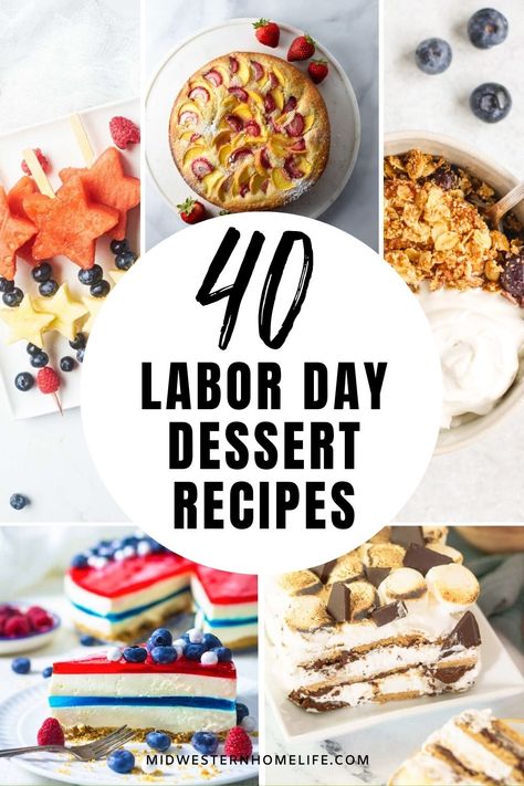 Labor Day Cookie Ideas, Labor Day Cookout Desserts, Labor Day Desert, Fun Labor Day Desserts, Labor Day Weekend Desserts, Labor Day Cupcakes Ideas, Labor Day Desserts For A Crowd, Labor Day Snack Ideas, Labor Day Treats