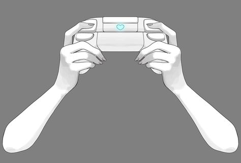 Vtuber Controller Hands, Vtuber Controller, Vtuber Hand Asset, Vtuber Body Base, Vtuber Model Base, Controller Drawing, Vtuber Assets, Character Sheet Template, V Model