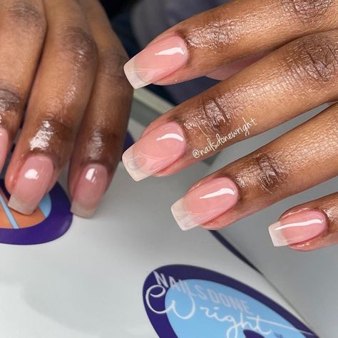 NailsDoneWRIGHT on Instagram: “Sooo hey 👋🏾✋🏾👋🏾 Nail Friends 👀 … Have y’all purchased @unitas_nails Nude Collection yet…!? Because hunnniieeee listen, this color 👉🏽…” Clear Acrylic Overlay On Natural Nails, Clear Overlay Nails, Clear Nails With Design Simple, Natural Overlay Nails, Acrylic Overlay On Natural Nails, Military Hairstyles, Overlay On Natural Nails, Diy Nails Tutorial, Clear Nail Designs