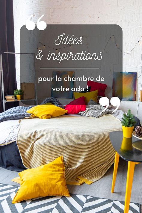 • C H A M B R E A D O • 🛏️ Votre ado a soif d’indépendance et le seul endroit de la maison dans lequel il trouve une certaine intimité est sa chambre. Il y passe la plus grande partie de son temps alors autant qu’il s’y sente bien. Comment aménager une chambre ado ? La décorer ? Découvrez nos conseils !