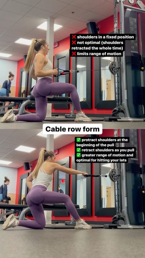 juliexfit on Instagram: Daily form tip: cable rows! #fitnesstips #formtips #cablerows #cableworkout #backworkout #workout #backday Exercise Machines, Cable Workout, Cable Row, Cable Machine, Go For It Quotes, Fitness Inspiration Quotes, Back Day, Work Outs, Back Exercises