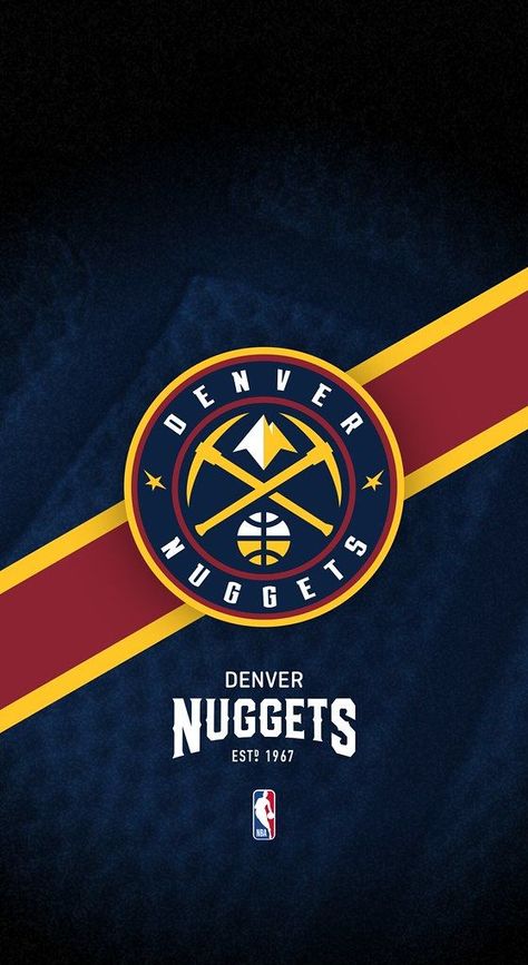 Nuggets Wallpaper, Nba Logos, Nba Wallpaper, Nba Basketball Teams, Logo Wallpaper Hd, I Love Basketball, Nba Mvp, Logo Basketball, Nba Art