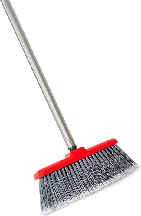 Fuller Brush Fiesta Red Kitchen Broom - Floor Sweeper w/Extendable Steel Handle & Fine Long Bristles - Dust Sweeping For Home/Kitchen & Warehouse Floors Best Broom, Mexican Rice Casserole, Canned Green Chilies, Glass Rinser, Diced Green Chilies, One Skillet, Electric Cleaning Brush, Mexican Rice, Happy Kitchen