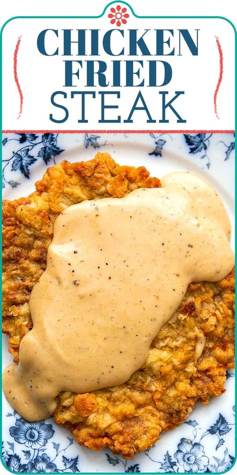 Homemade Country Gravy, Round Steaks, Cube Steaks, Gravy Chicken, Chicken Fried Chicken, Chicken Fried Steak Recipe, Fried Steak Recipes, Cube Steak Recipes, Country Gravy