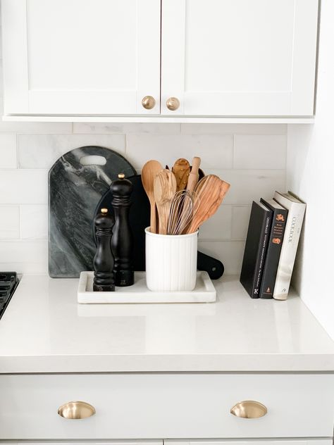 Marble Utensil Holder White - … curated on LTK