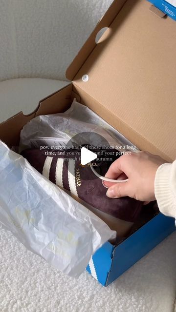 Anya • Influencer • UGC creator on Instagram: "real: Everyone has had these shoes for a long time, and you just found your perfect match for this fall🍂✨

#sneakers #fallfashion #autumnvibes🍁 #autumnseason #fallstyle #fallsneakers #adidas #perfectmatch #fashionstyle #fashiontips #fashiontrends #shoes #adidasgazelle #unboxing" Fall Sneakers, Adidas Gazelle, Fall Vibes, Fall Season, Perfect Match, Influencer, Autumn Fashion, Finding Yourself, Adidas