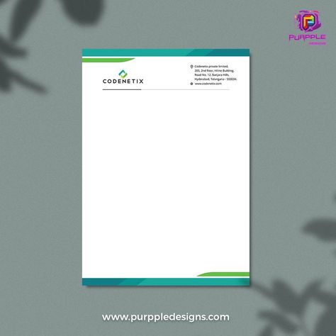 Get your desired Letterhead Designs with Purpple Designs! Contact us to get such amazing #graphicdesigns! Dial-📞9007416035 or Visit- 🌐www.purppledesigns.com Medical Letterhead Design, Letter Head Design Creative, Letter Heads Design Creative, Letterhead Design Branding, Letterhead Design Creative, Company Letterhead Design, Creative Letterhead Design, Modern Letterhead Design, Letterhead Designs