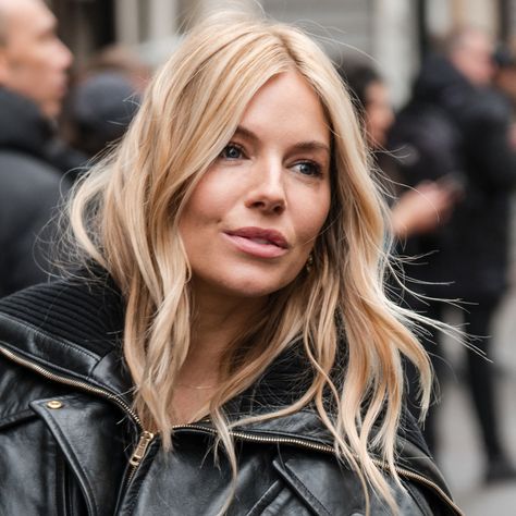 The Kitty Cut Is Going to Be 2024’s Most Popular Hair Trend | Glamour Fine Long Blonde Hair, Chic Grey Hair, Short Long Hairstyles, Natural Medium Blonde Hair, Long Blonde Hair Over 50, Different Colour Blondes, Undone Hairstyles, Sienna Miller Hair Color, Celebrities Hair