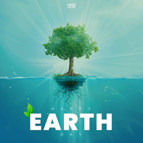 Earth day social media post | Premium Psd #Freepik #psd Earth Day Post, About Earth, Happy Earth, Earth Day, Media Post, Social Media Post, Graphic Resources, Social Media, Media