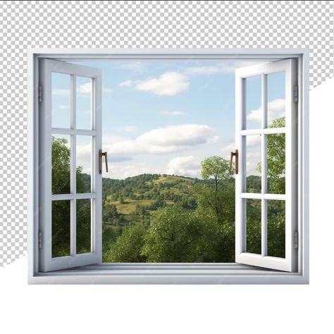 Premium PSD | A window with a view of a landscape and a view of the countryside Window With A View, Window Photo, Fire Horse, Logo Psd, Technology Icon, Dream House Rooms, Card Banner, Presentation Template Free, Business Card Maker