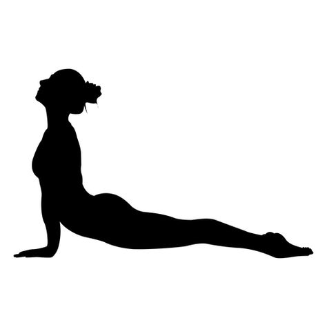 Upward dog yoga pose silhouette #AD , #AFF, #Affiliate, #dog, #silhouette, #pose, #Upward Pilates Silhouette, Pose Silhouette, Yoga Silhouette, Yoga Png, Upward Dog, Face Fat, Gym Wallpaper, Upward Facing Dog, Yoga Illustration