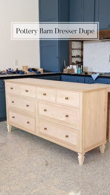 Diy Dresser Build, Dresser Woodworking Plans, Chunky Dining Table, Matching Bedroom Furniture, Diy Dresser Plans, Classic Dresser, Adirondack Chairs Diy, Dresser Plans, Classic Dressers