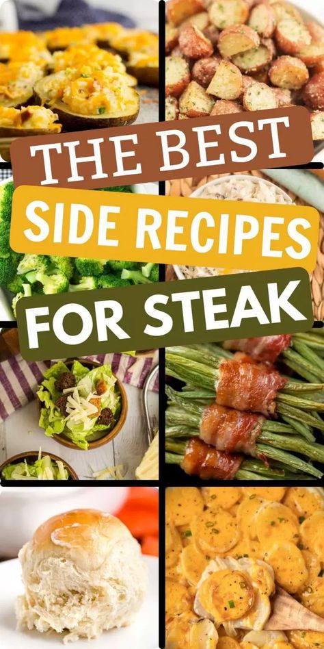 Dinner Ideas For Steak, Side Dish Recipes For Steak, Good Sides To Go With Steak, Side That Go With Steak, Quick Sides For Steak, Sides To Steak, Sides That Go With Steak Dinners, Steak Tip Meals, Steak Dinner Recipes Sides