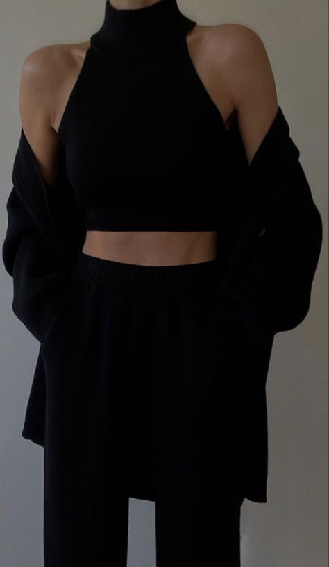 Woman Suit Fashion, Elegante Casual, All Black Outfit, Suit Fashion, Looks Vintage, Black Outfit, Outfits Casuales, Look Fashion, Minimalist Fashion