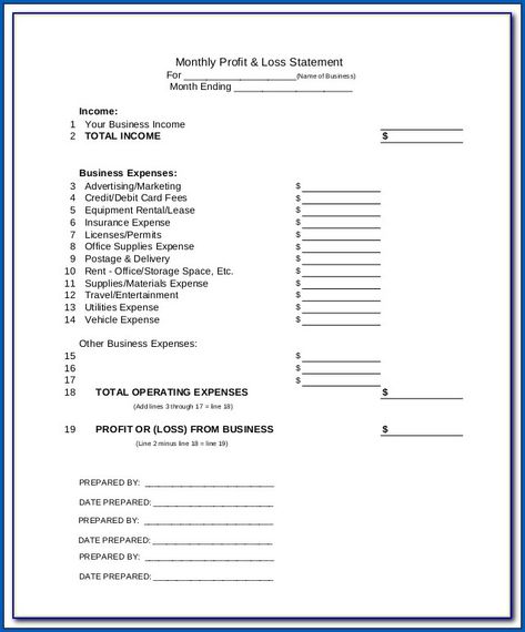 Profit And Loss Statement Templates Free Printable, Free Printable Menu Template, Silent Auction Bid Sheets, Small Business Printables, Photography Business Plan, Fathers Day Poems, Profit And Loss, Collage Creator, Printable Menu Template