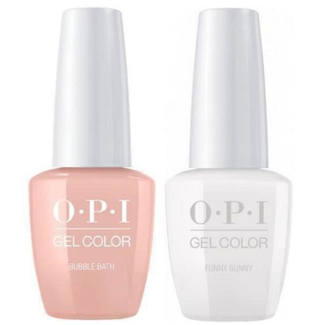 Purchase OPI GelColor Bubble Bath + Funny Bunny Opi Bubble Bath Gel, Opi Gel Nail Polish, Opi Bubble Bath, Nail Paints, Gel French Manicure, Bunny Nails, Neutrogena Makeup, Soak Off Gel Nails, Basic Nails