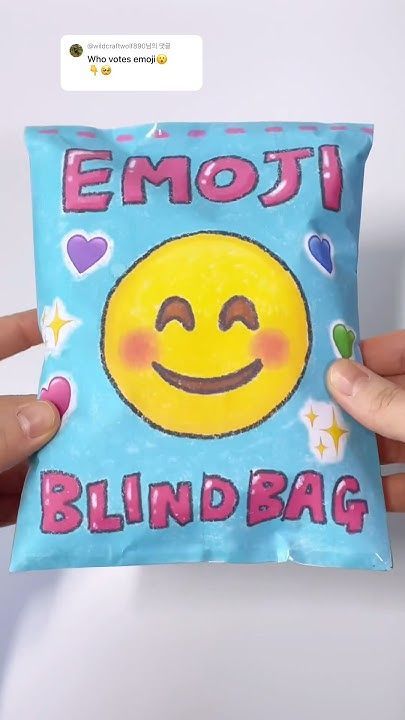 Emoji Blind Bag 😊 #asmr #blindbag #papercraft #papersquishy #diy #paperdiy - YouTube Blind Bag Ideas Paper, Diy Blind Bag Ideas, Blind Bag Ideas Paper Diy, Paper Blind Bag Ideas, Art And Craft Ideas For Kids, Blindbag Ideas, Blind Bag Template, Diy Blind Bags, Paper Blind Bags