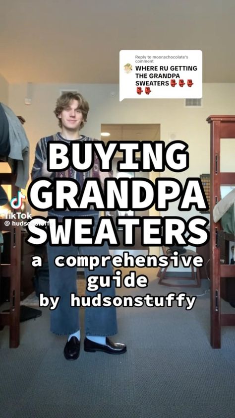 Carhartt Outfit Ideas, Where To Buy Grandpa Sweaters, Grandpa Outfits Men, Sweater Boy Aesthetic, Outfit Ideas Cold Weather School, Men’s Outfit Inspo Fall Winter, Fall Outfits Masc, Dad Outfits Aesthetic, Gremlincore Fashion