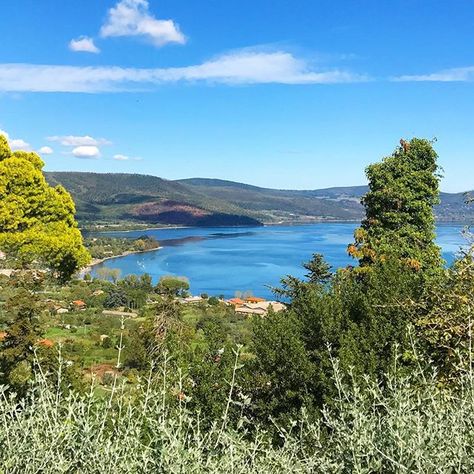 Lovely view of Lake Bracciano from the castle #italy #bracciano #braccianocastle Castle Italy, The Castle, Castle, Lake, Italy, Natural Landmarks, Quick Saves, Instagram