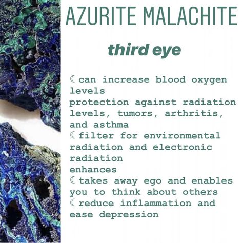 Azurite malachite meaning Azurite Malachite Crystal Meaning, Azurite Malachite Meaning, Azurite Meaning, Malachite Meaning, Azurite Crystals, Leo Birthstone, Crystal Magick, Packing Bubble Wrap, Amethyst Tumbled