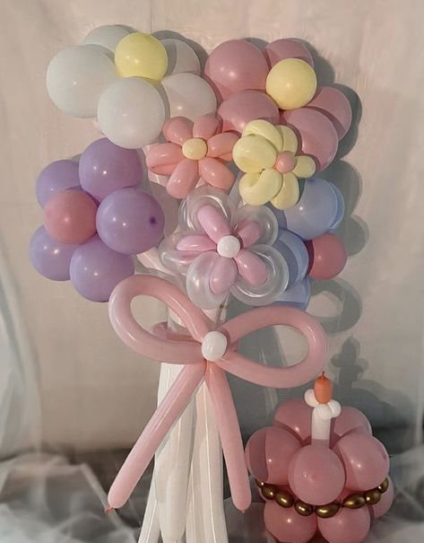 Flower Balloons Diy, Balloon Bouquet Diy, Balloon Crafts, Flower Gift Ideas, I Regret, Balloon Flowers, Balloon Diy, Balloon Animals, Balloon Decorations Party